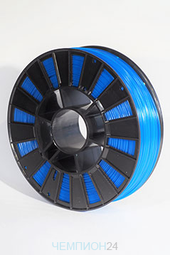 Пластик для 3D принтера PLA синий 1,75мм 880 гр.
