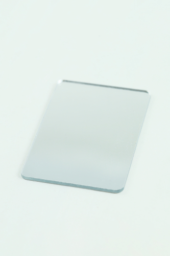 Акрил экструзионный зеркальный 200х300 мм 0,8 мм, серебро