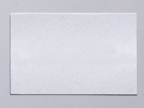 Табличка сатин односторонняя 100х150 мм 0,45 мм, серебро