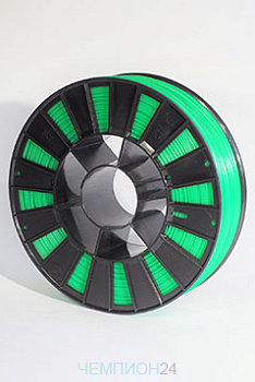 Пластик для 3D принтера PLA зеленый 1,75мм 880 гр.